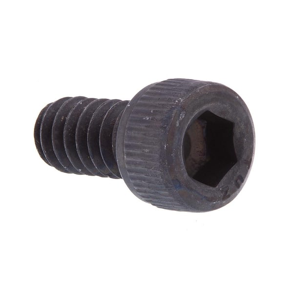 Prime-Line #10-24 x 3/8 in. Black Oxide Coated Steel Hex (Allen) Drive Socket Head Cap Screws (25-Pack)