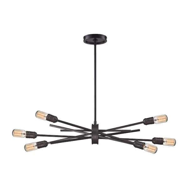 Titan Lighting Xenia 6-Light Oil-Rubbed Bronze Chandelier