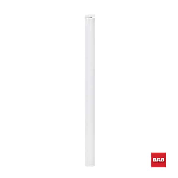 RCA ST Series 4 ft. 27-Watt Integrated LED White Strip Light Fixture, 5000K