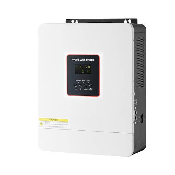 24V 4000W Hybrid Solar Inverter, Pure Sine Wave, 230V AC, Single-Phase, 120A MPPT, WiFi, Lead/Li Battery, Off-Grid