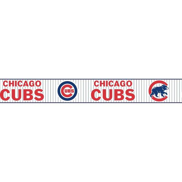 Major League Baseball Boys Will Be Boys II Chicago Cubs Wallpaper Border