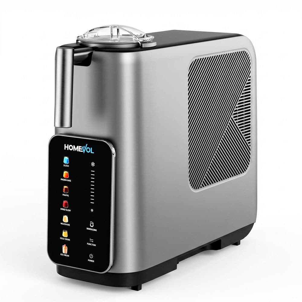 44 oz. Stainless Steel Snow Cone Machine with 7 Preset Modes, Dishwasher-Safe Part and Healthy,Silver Slushy Machine price history on PriceWatchPro