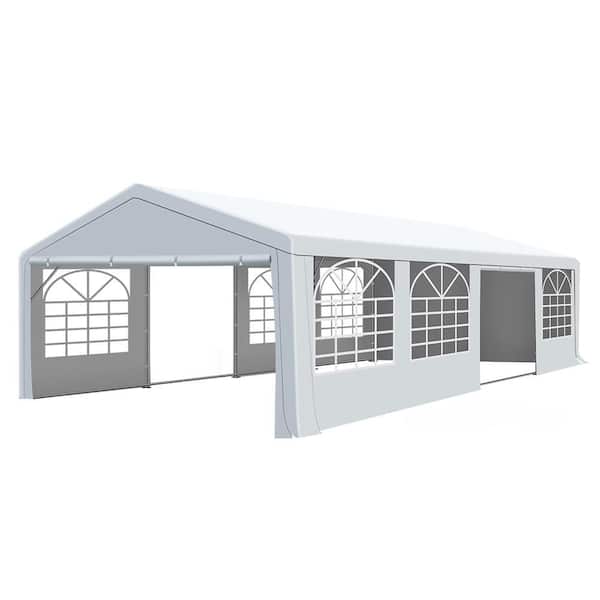 20 ft. x 30 ft. Outdoor Party Tent with Removable Sidewalls, Heavy Duty Wedding Tent Commercial Event Shelter Canopy