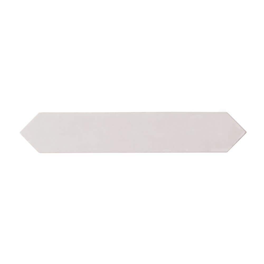 Festa White 1.7 in. x 9.6 in. Glossy Ceramic Picket Wall and Floor Tile (2.37 sq. ft./case) (23-pack) price history on PriceWatchPro