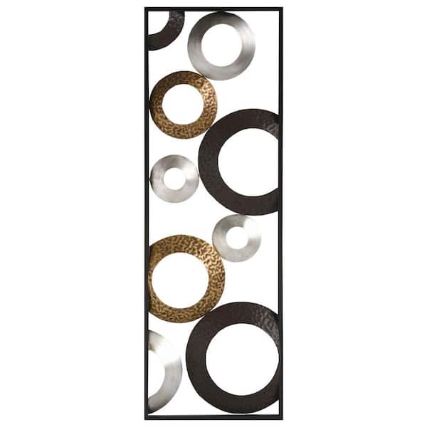 HomeRoots Metallic Black Frame Wall Art
