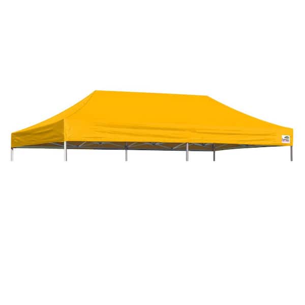 Terracemaster USA New 10 ft. x 20 ft. Pop Up Replacement Canopy Tent Top Cover, Instant Ez Canopy Top Cover Only (gold)