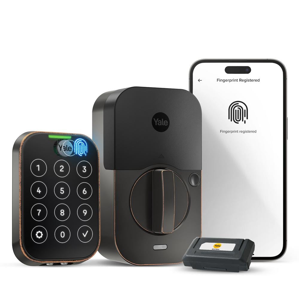 Yale Assure Lock 2; Keyless Smart Door Lock with Wi-Fi and Fingerprint Access; Oil Rubbed Bronze