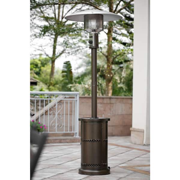 48,000 BTU's Patio Heater, Outdoors Gas Patio Heaters Floor Standing Patio Heater Commercial Outdoor Heater