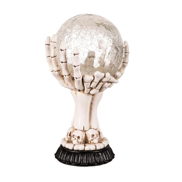 Evergreen Enterprises LED Skull Hand Globe Statuary