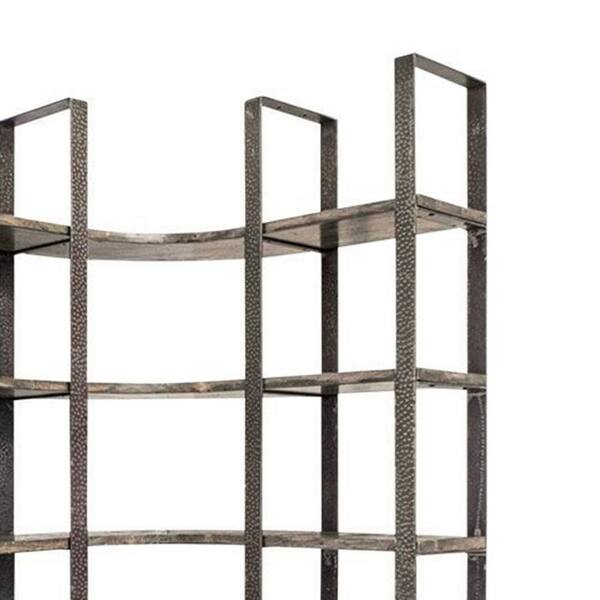 Meridian Industrial Style Freestanding Shelving Unit 