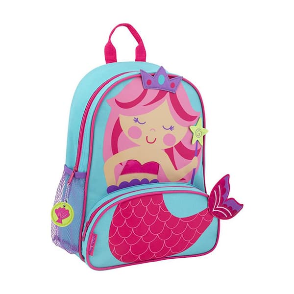 Unbranded Mermaid Sidekick Kids Backpack School Bag with Adjustable Straps