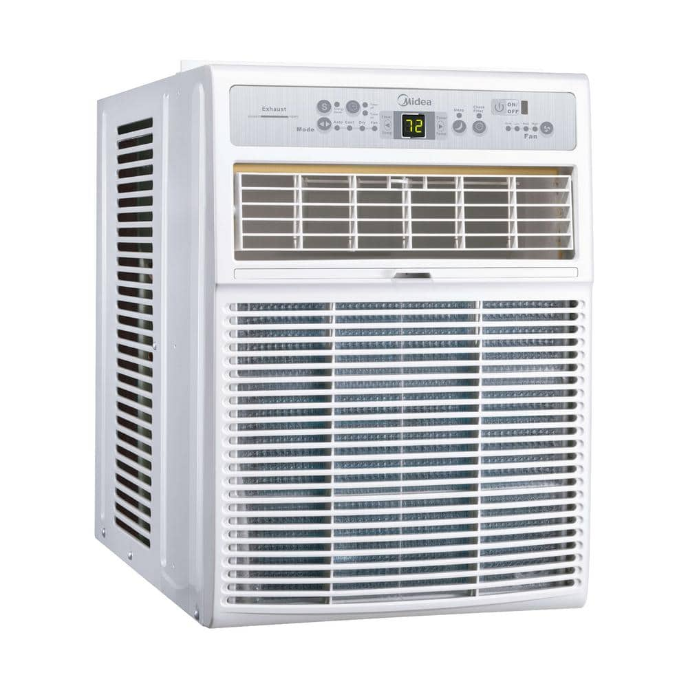 10,000 BTU 115-Volts Window/Casement Air Conditioner and Remote in Gray -  Bevoi, BEVCCW10C