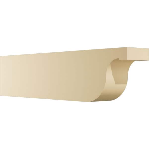 Ekena Millwork 6 in. W x 10 in. H x 42 in. L Standard Del Monte Signature Polyurethane Outlooker, Primed Tan