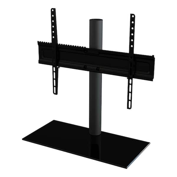 Universal Table Top TV Stand/Base Position for Most TVs in. to 65 in., Black/Black - The Home Depot