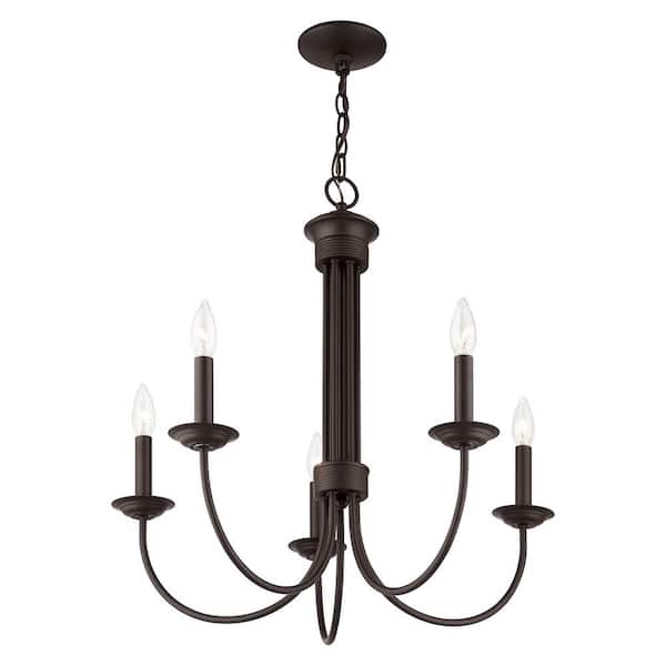 AVIANCE LIGHTING Abbotsford 5-Light Bronze Chandelier