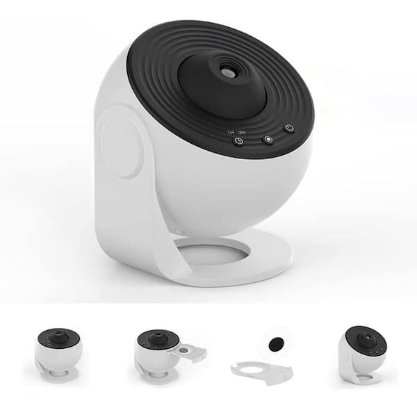 1920 x 1080 4K Star Projector and Planetarium Galaxy Night Light with 12 Replaceable Discs with 50 Lumens