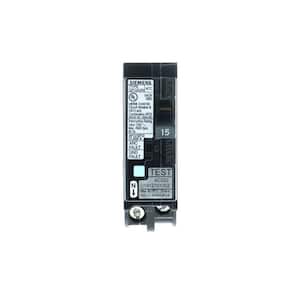 15 Amp 1-Pole Dual Function (CAFCI/GFCI) Plug-On Neutral Circuit Breaker