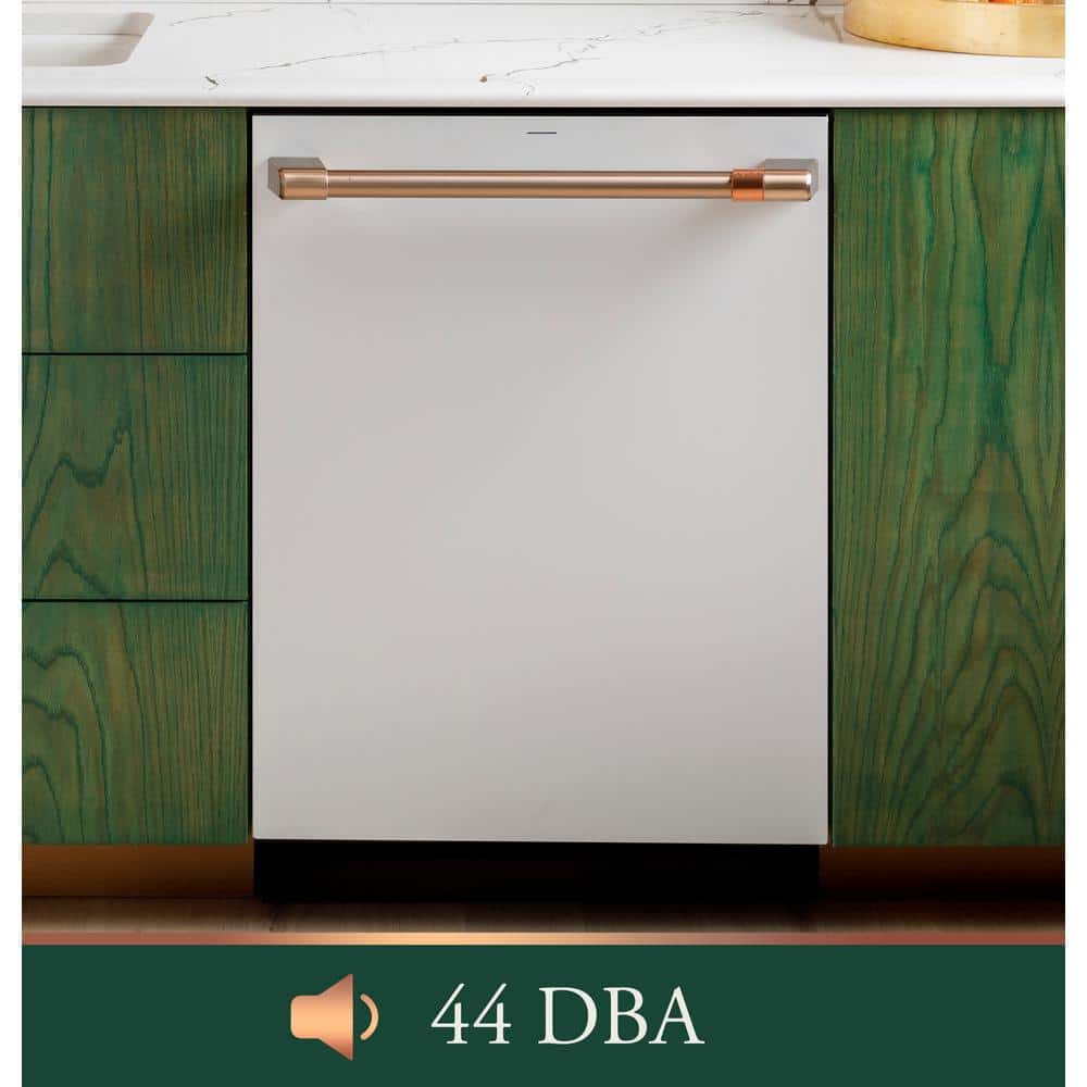 Matte White Smart Stainless Steel Built-In Dishwasher