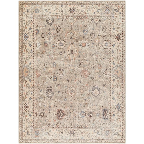 Becki Owens Davina Khaki Oriental 7 ft. x 9 ft. Indoor Area Rug