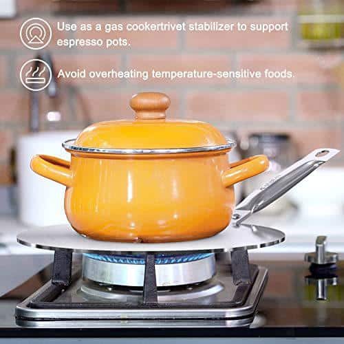 Kitchen Heat Diffuser Plate Induction Adapter for Electric Cookers  20/22/24cm