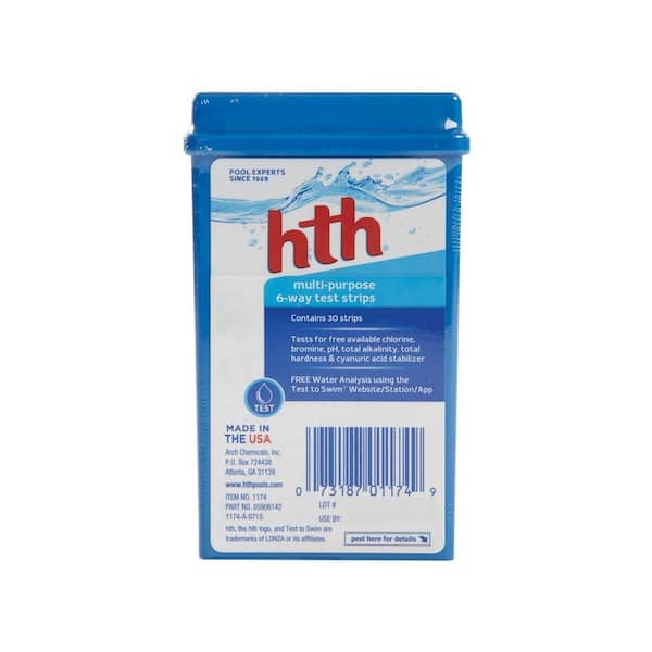 HTH Multi-Purpose 6-Way Test Strips