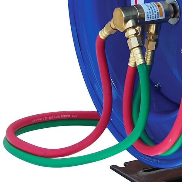 ORS Nasco  100W Series Welding Hand Crank Twin Line Hose Reel, Used With  100 ft Oxygen-Acetylene Twin Line Welding Hose Sold Separately