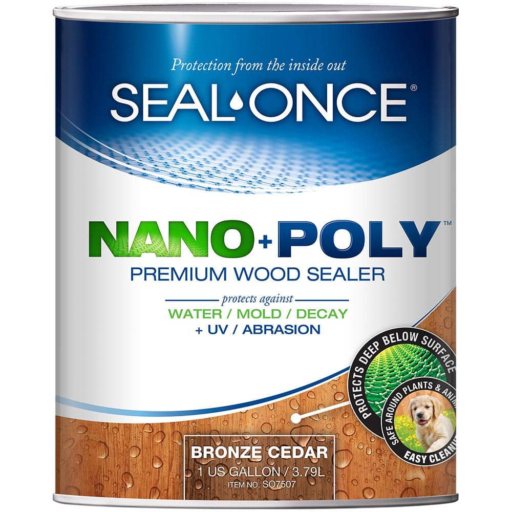 Seal Once SealOnce 1 gal. Bronze Cedar Ready Mix Exterior