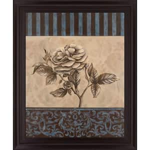 "Rose Refined Il" By Carol Robinson Framed Print Nature Wall Art 28 in. x 34 in.