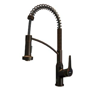 Alston Single Handle Touchless Pull-Down Sprayer Kitchen Faucet in Oil Rubbed Bronze