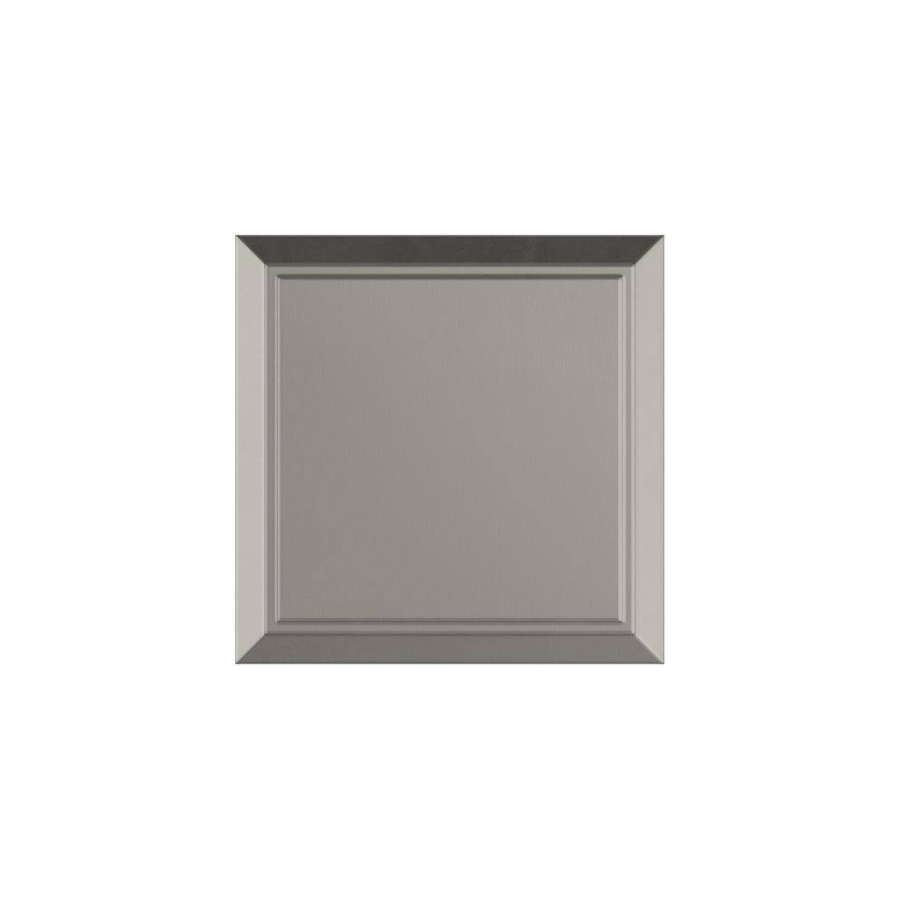 Satin Nickel Square Cabinet Knob with Mounting Hardware