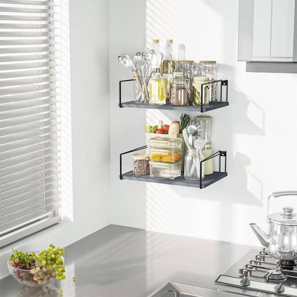 PLAT Wall Mount Kitchen Floating Shelves – 15.8, 23.6, 30.5 Length –  Wallniture