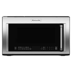 30 in. W 1.9 cu. ft. 1800-Watt Over the Range Microwave with Air Fry in Stainless Steel