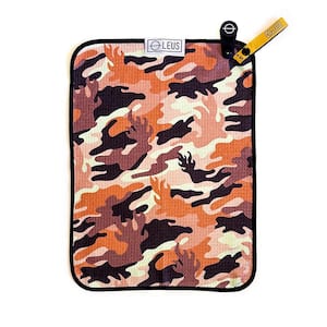 BBQ Towel for Grilling Cooking Camping, Magnetized QuickDrying Absorbent Microfiber Hand towel GrillCamo 12 in. x 16 in.