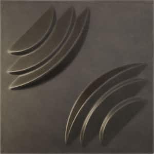 Artisan Weathered Steel 1-2/5 in. x 1-5/8 ft. x 1-5/8 ft. Silver PVC Decorative Wall Paneling 12-Pack