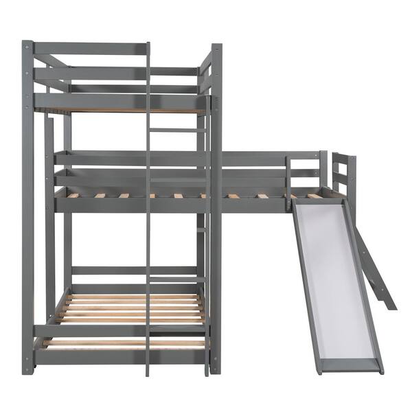L Shaped Twin Over Triple Bunk Bed, L Shaped Bunk Beds Australia