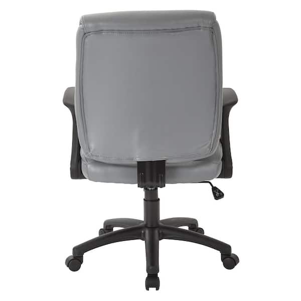 Black Faux Leather Guest Chair | Resimercial Seating By Office Star