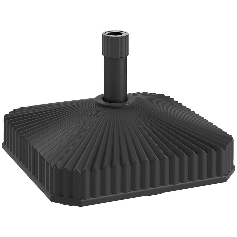 HDPE Square Patio Umbrella Base Holder, Heavy Duty Outdoor Umbrella Stand B