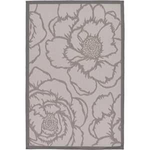 Outdoor Rose Gray 3' 3 x 5' 0 Area Rug