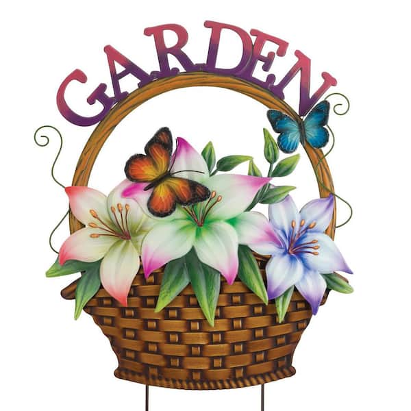 Basket Flower Stake-Garden