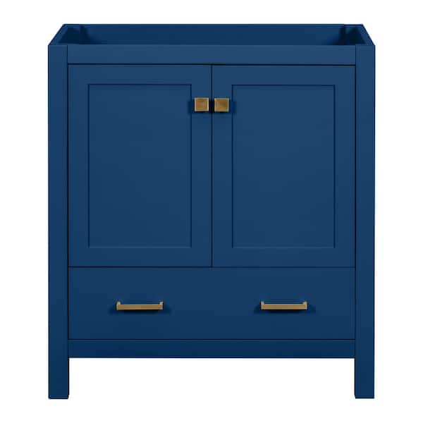 Boosicavelly 29.5 in. W x 17.5 in. D x 33 in. H Bath Vanity Cabinet without Top in Blue