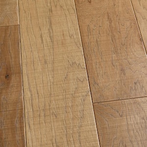 Hickory Bayside 3/8 in. Thick x 6 1/2 in. Wide x Varying Length Engineered Click Hardwood Flooring (23.64 sq. ft./case)