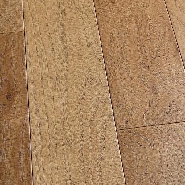 Malibu Wide Plank Bayside Hickory 3/8 in. T x 6.5 in. W Water Resistant Wire Brushed Engineered Hardwood Flooring (945.5 sq. ft./pallet)