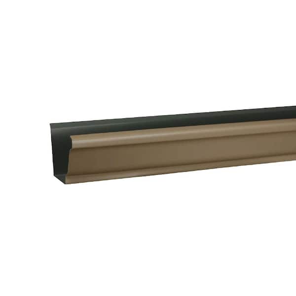 5 in. x 10 ft. Natural Clay Aluminum K-Style Gutter