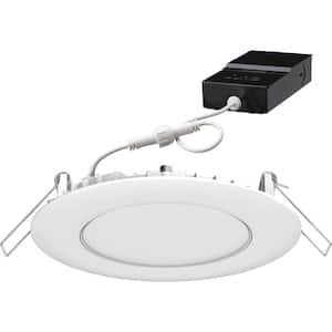 Contractor Select 4 in. Tunable CCT New Construction Canless Smart Integrated LED Recessed Light Kit w/ Matte White Trim