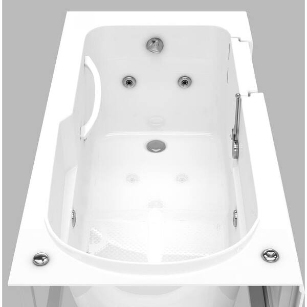 Universal Tubs Nova Heated Step In 5 Ft, 5 Foot Whirlpool Bathtub