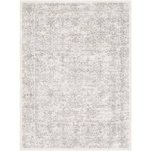 Saul White 12 ft. x 15 ft. Indoor Area Rug