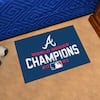 FanMats® 29191 - Atlanta Braves 19 x 30 Nylon Face Starter Mat