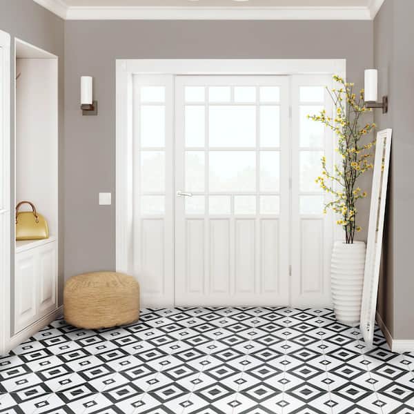 Merola Tile Brixton II 17-5/8 in. x 17-5/8 in. Ceramic Floor and