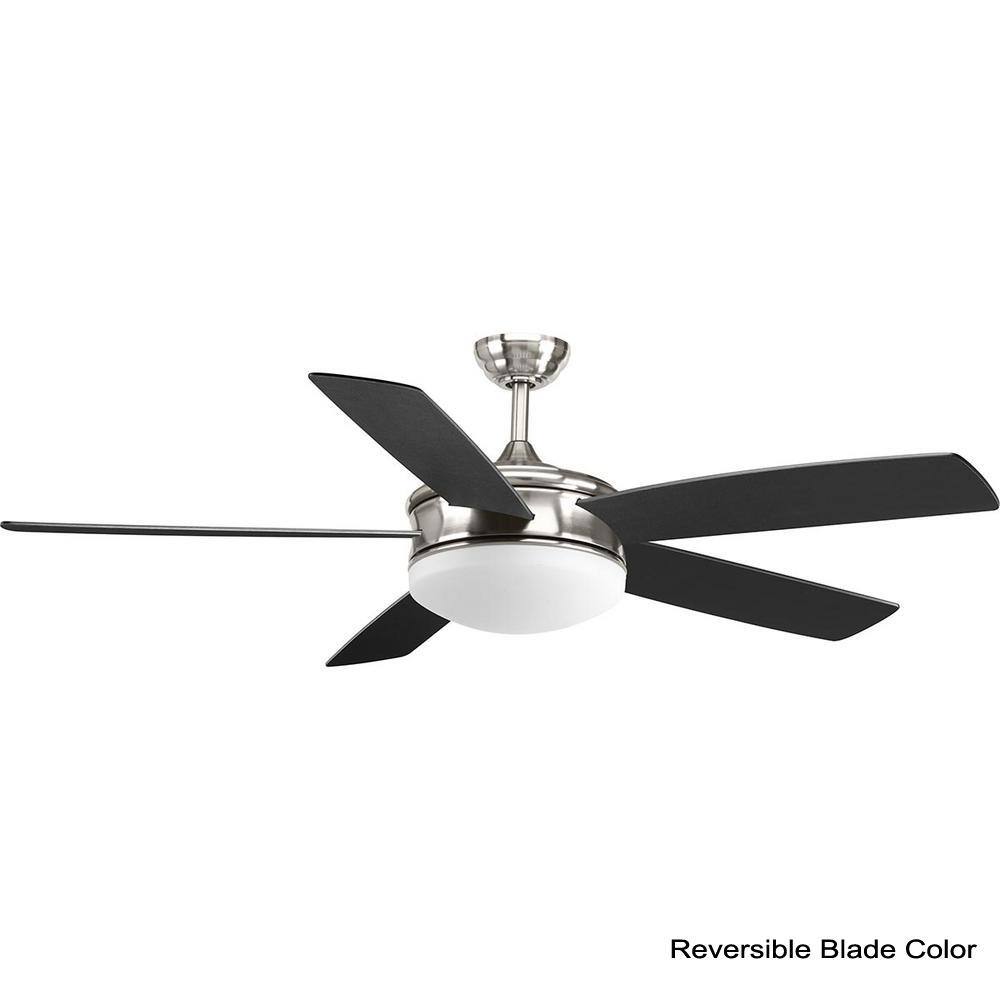 Fresno 60" Brushed Nickel Ceiling Fan with LED Light and Remote