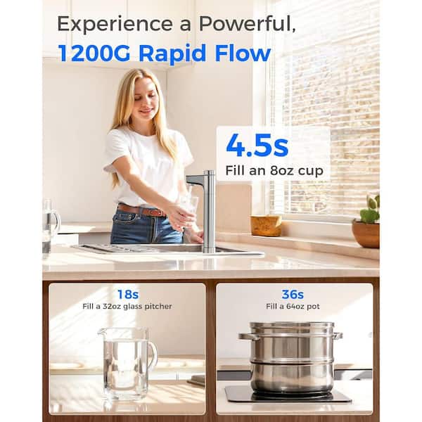 Waterdrop X12-Basic Tankless Undersink Reverse Osmosis System, NSF